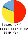 JAPAN INSULATION CO.,LTD. Cash Flow Statement 2020年3月期