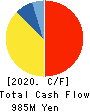 TEAR Corporation Cash Flow Statement 2020年9月期