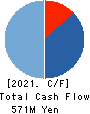 DREAM VISION CO.,LTD. Cash Flow Statement 2021年3月期