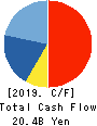 T-Gaia Corporation Cash Flow Statement 2019年3月期