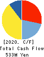 YE DIGITAL Corporation Cash Flow Statement 2020年2月期