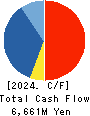 WELLNEO SUGAR Co., Ltd. Cash Flow Statement 2024年3月期