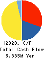 ICHIKEN Co.,Ltd. Cash Flow Statement 2020年3月期
