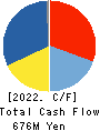 Terilogy Co.,Ltd. Cash Flow Statement 2022年3月期