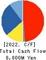 RAITO KOGYO CO.,LTD. Cash Flow Statement 2022年3月期