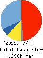 ESTIC CORPORATION Cash Flow Statement 2022年3月期