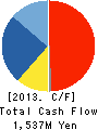 TOEI REEFER LINE LTD. Cash Flow Statement 2013年3月期