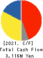 TECHNO ASSOCIE Co.,Ltd. Cash Flow Statement 2021年3月期