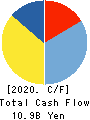 TSUKISHIMA HOLDINGS CO., LTD. Cash Flow Statement 2020年3月期