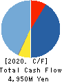 FreakOut Holdings,inc. Cash Flow Statement 2020年9月期