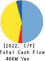 ULURU.CO.,LTD. Cash Flow Statement 2022年3月期
