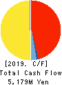 DAIHATSU DIESEL MFG.CO.,LTD. Cash Flow Statement 2019年3月期