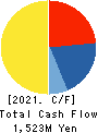 TAIHEIYO KOUHATSU INCORPORATED Cash Flow Statement 2021年3月期