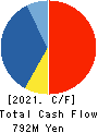 TAKAMISAWA CYBERNETICS COMPANY,LTD. Cash Flow Statement 2021年3月期