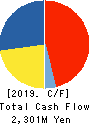 CARE TWENTYONE CORPORATION Cash Flow Statement 2019年10月期