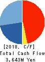 TOHOKUSHINSHA FILM CORPORATION Cash Flow Statement 2018年3月期