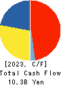 CAWACHI LIMITED Cash Flow Statement 2023年3月期