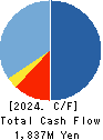 QD Laser,Inc. Cash Flow Statement 2024年3月期