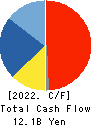 Information Services Int’l-Dentsu Cash Flow Statement 2022年12月期