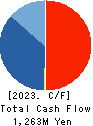 RINKO CORPORATION Cash Flow Statement 2023年Mar期 RINKO CORPORATION Cash Flow Statement 2023年3月期