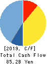 TAISHO PHARMACEUTICAL HOLDINGS CO., LTD. Cash Flow Statement 2019年3月期