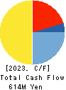 IWABUCHI CORPORATION Cash Flow Statement 2023年3月期