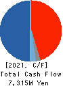 MIMAKI ENGINEERING CO.,LTD. Cash Flow Statement 2021年Mar期 MIMAKI ENGINEERING CO.,LTD. Cash Flow Statement 2021年3月期