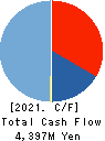 FALCO HOLDINGS Co.,Ltd. Cash Flow Statement 2021年3月期
