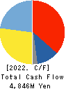 IPS,Inc. Cash Flow Statement 2022年3月期