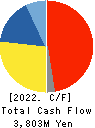 DAIOHS CORPORATION Cash Flow Statement 2022年3月期
