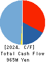 SOPHIA HOLDINGS CO.,LTD. Cash Flow Statement 2024年3月期