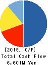 TOWA CORPORATION Cash Flow Statement 2019年3月期