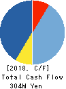 JEUGIA Corporation Cash Flow Statement 2018年3月期