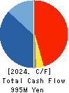 HYOKI KAIUN KAISHA, LTD. Cash Flow Statement 2024年3月期