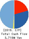 COMTURE CORPORATION Cash Flow Statement 2019年3月期