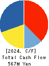TETSUJIN Holdings,Inc. Cash Flow Statement 2024年8月期