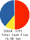 BELLSYSTEM24 HOLDINGS,INC. Cash Flow Statement 2024年2月期