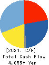 TOREX SEMICONDUCTOR LTD. Cash Flow Statement 2021年3月期