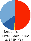 TAKADAKIKO Cash Flow Statement 2020年3月期