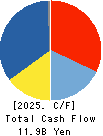 Mitsuboshi Belting Ltd. Cash Flow Statement 2025年Mar期 Mitsuboshi Belting Ltd. Cash Flow Statement 2025年3月期