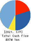 JTP CO.,LTD. Cash Flow Statement 2021年3月期