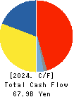 Nishi-Nippon Railroad Co.,Ltd. Cash Flow Statement 2024年Mar期 Nishi-Nippon Railroad Co.,Ltd. Cash Flow Statement 2024年3月期