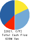TETSUJIN Holdings,Inc. Cash Flow Statement 2021年8月期