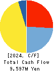 NSW Inc. Cash Flow Statement 2024年3月期