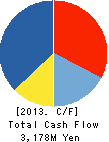 PION CO., LTD. Cash Flow Statement 2013年3月期