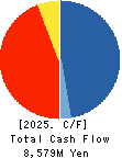 CENTRAL GENERAL DEVELOPMENT CO.,LTD. Cash Flow Statement 2025年3月期