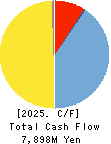 AOI ELECTRONICS CO.,LTD. Cash Flow Statement 2025年3月期