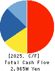 DENSAN CO.,LTD. Cash Flow Statement 2025年Mar期 DENSAN CO.,LTD. Cash Flow Statement 2025年3月期