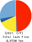 TYK CORPORATION Cash Flow Statement 2021年Mar期 TYK CORPORATION Cash Flow Statement 2021年3月期