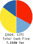TAYCA CORPORATION Cash Flow Statement 2020年3月期
